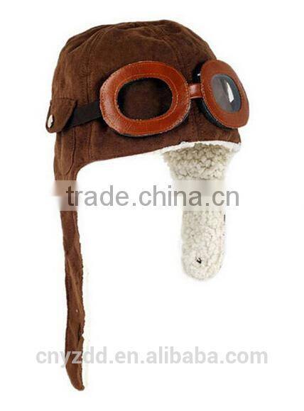 Kid Soft Warmer Winter Hat / Plush Warmer Earflap Beanie/Plush Pilot Aviator Cap