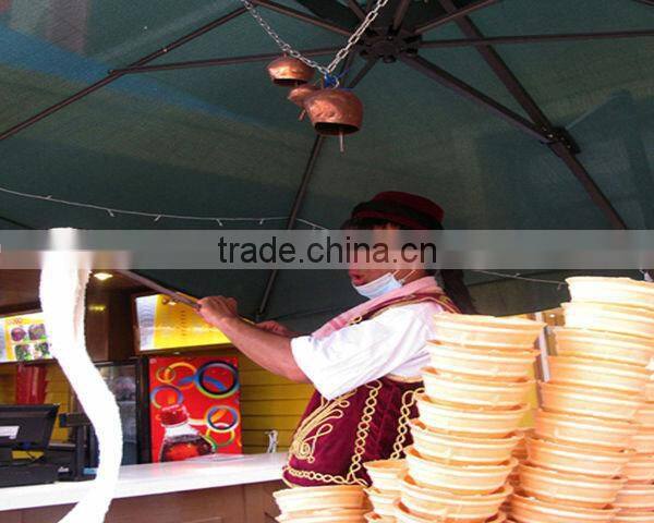 Hot sale double barrels Turkish ice cream freezer with France imported compressor