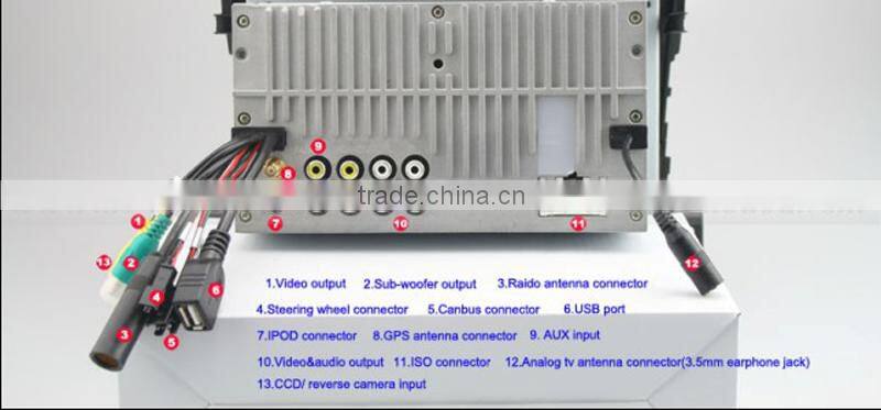 7 inch HD touch screen Chevrolet car DVD GPS with IPOD,digital TV available