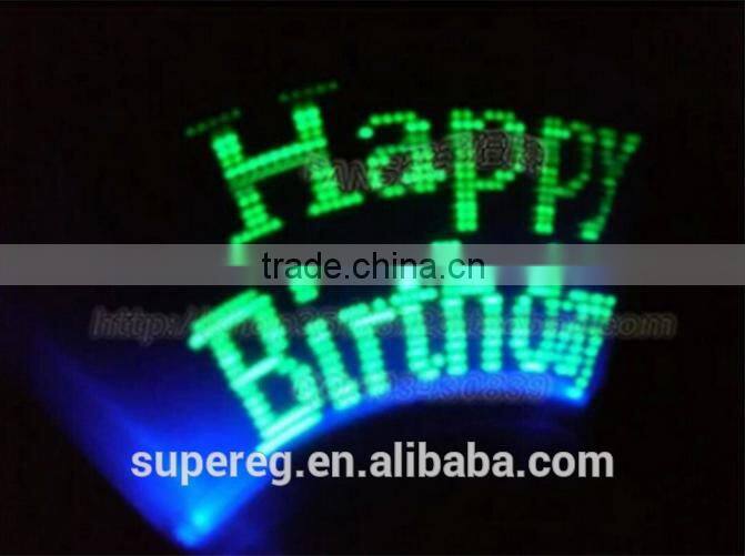 LED light sticks Customized Concert props programmable flash 32 leds magic stick + USB cable digital shakes