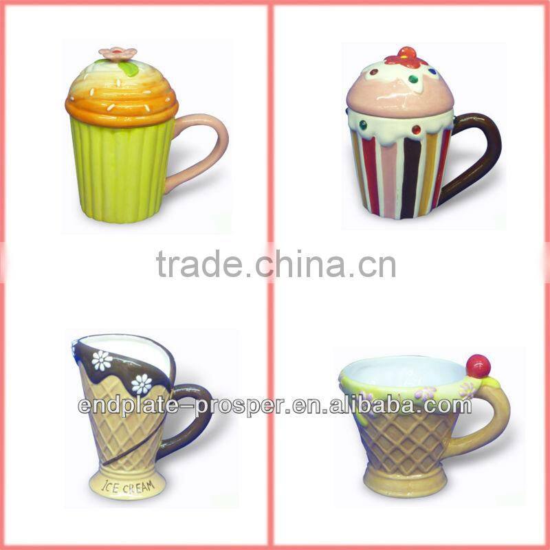 Popular Ceramic Cute Ice Cream Mug