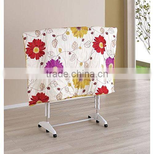 High quality stainless steel extendable clothes drying hanger rack/foldable clothes hanger drying rack E4