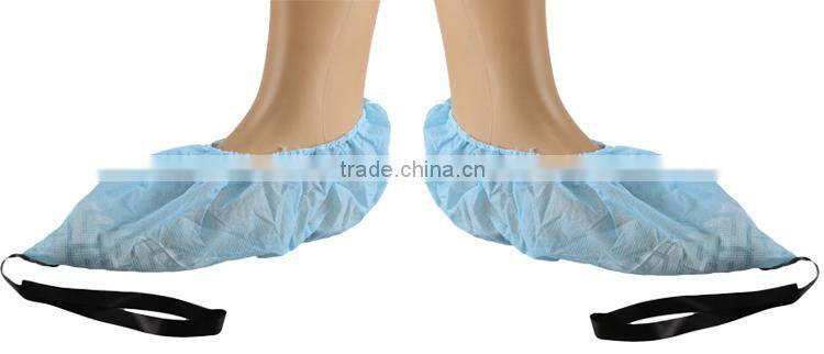 good quality light weight green pe shoe cover