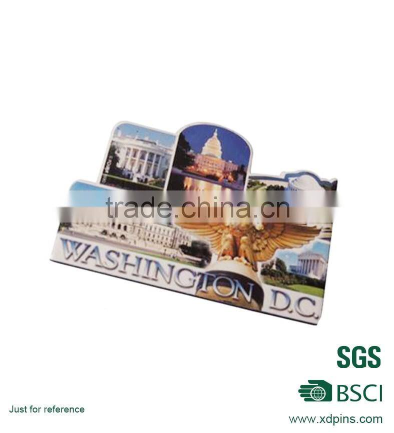 Holiday viddage souvenir gifts eco-friendly fridge magnet/full color printed coated paper magnet/High performance