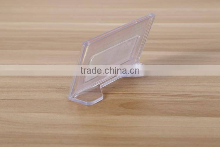 Custom T shape Plastic Centerpiece Display stand Card stand