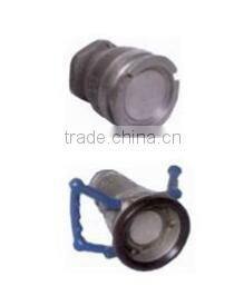 Dry break coupling, quick discharge coupler used in oil