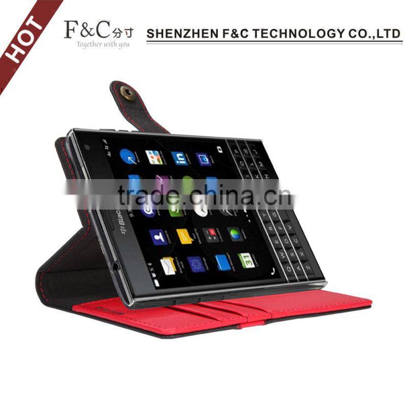 high quality wallet pu leather case for Blackberry Passport Q30 case