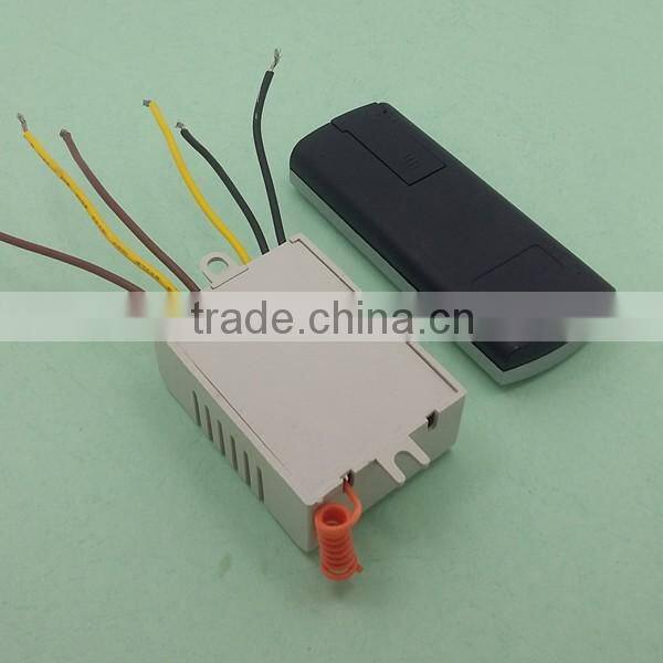 100-240V RF light remote ceiling fan speed control with Retangular receiver