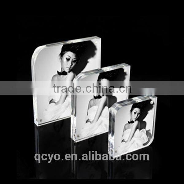 2014 new products acrylic customized photo album