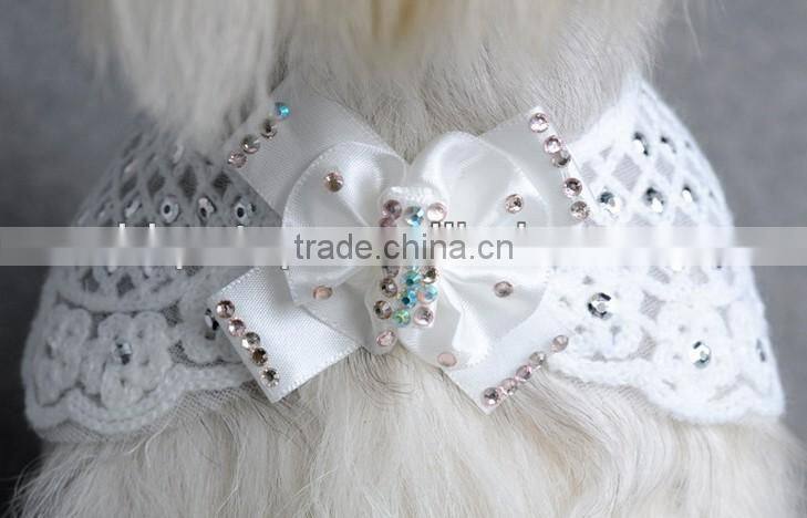 Black Ribbon Pet Dog Cat Scarf Collar