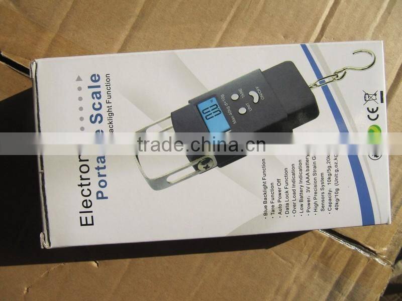 Portable household weighting scale/lightweight diaital luggage hanging scale/Manual weighting scale 50kg