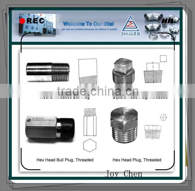 1/4 " Threaded NPT Round Head Plug Pipe Plug