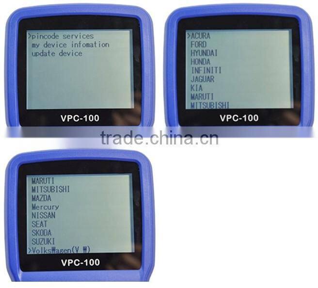 VPC-100 Hand-Held Vehicle PinCode Calculator,500 tokends vpc-100 vpc100 Auto Key Programmer hot sales with best price