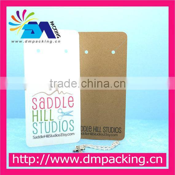 Fashion Necklace Card Design in display racks