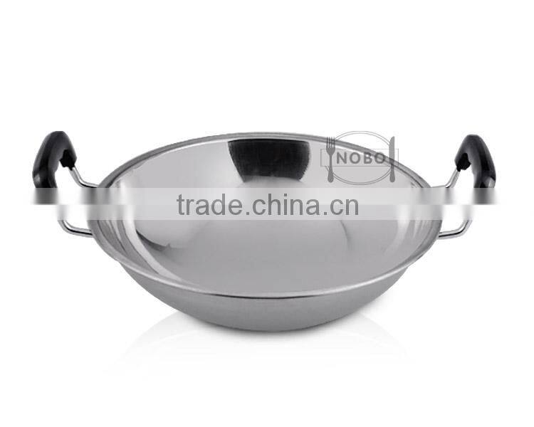 Eco -friendly stainless steel woks with best price