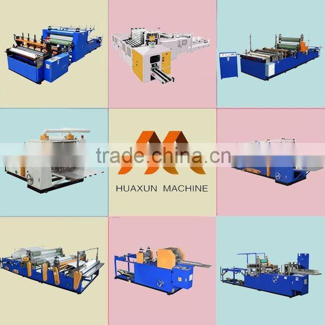 Automatic printing serviette tissue lamination interfold paper napkin manufacturing machine