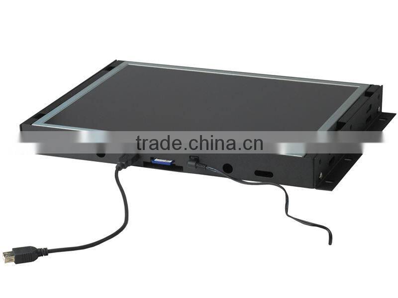 15 inch digital frameless easy to use and install advertising lcd