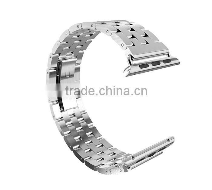 Fashion Strap For Apple Watchband Stainless Steel Bracelet