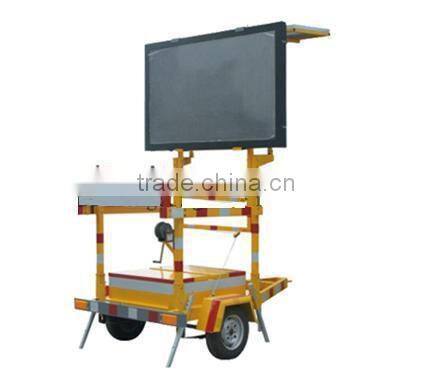 Solar Traffic VMS Sign Trailer/Solar LED Moving Message Sign Trailer