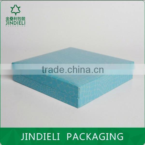 sky blue paper necklace jewelry set box packaging