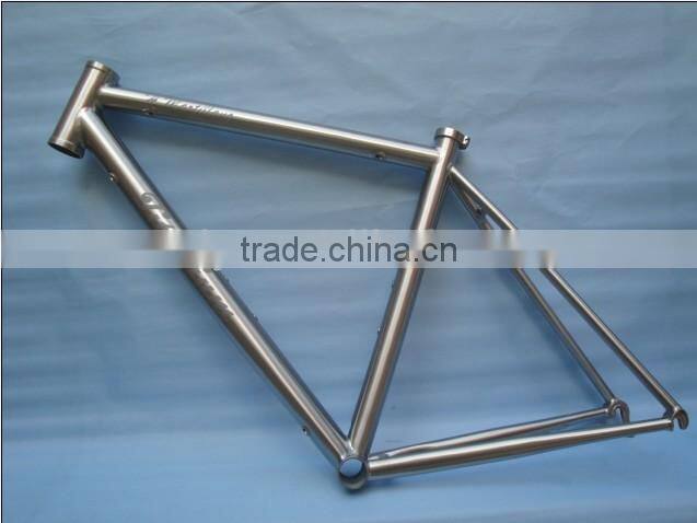 Hottest style 3AL2.5V internal cable routing WTL-S074 titanium road bike frame