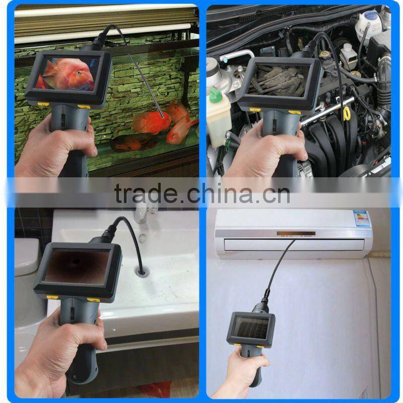 3.5" LCD Scope Rotate Zoom Inspection Camera Borescope Endoscope
