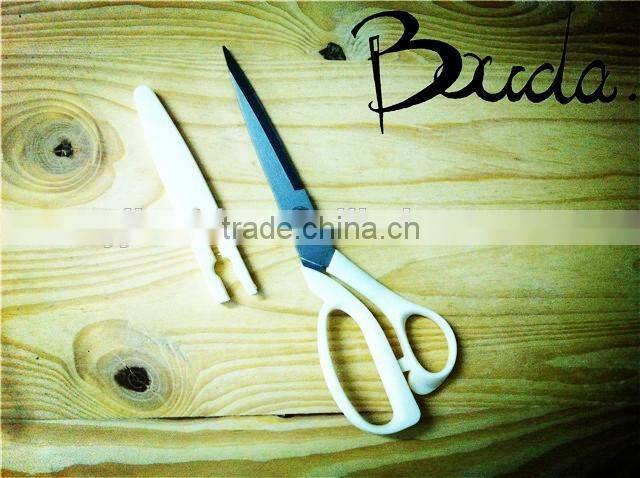 9" High quality sharp blade stainless steel tailor scissors with PP cover BD-S1659