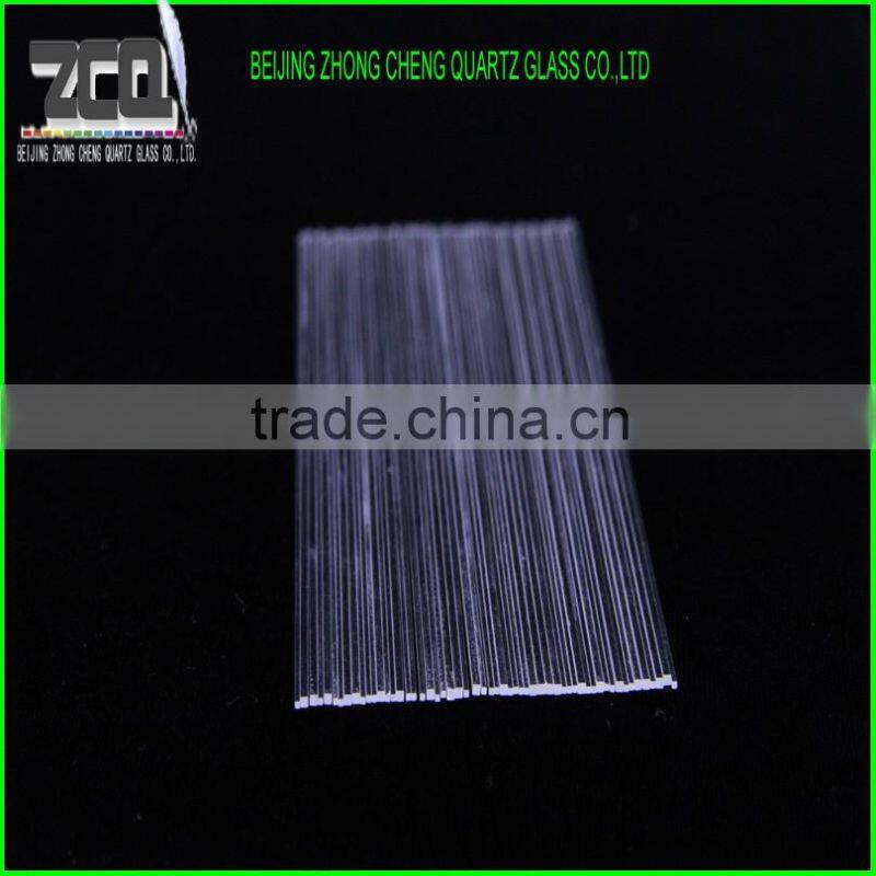 Clear Square Capillary Quartz Glass Rods For Selling