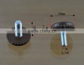 Hand twist screws, bolt star handle, wood quincunx plastic, rubber head fixed adjustment