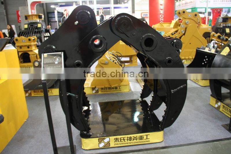 SF log grab/ timber grab/ hydraulic grab/ rotating grab fit for excavator or loader