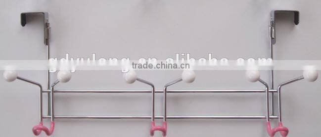 Fashion metal over the door clothes hanging hook