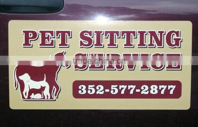 rectangle Car vinyl magnetic sign (M-CS114)