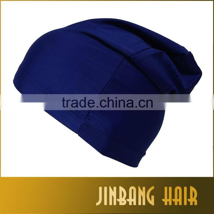 2016 Hot Selling Stretch Spandex Dome Cap Net Dome Cap black color Wig Cap