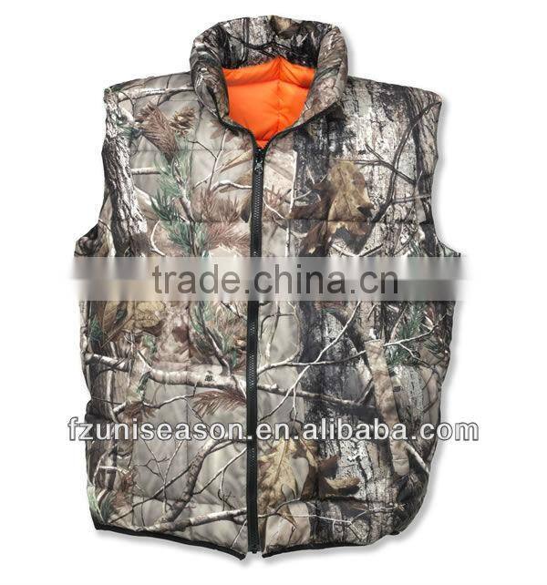 Reversible Insulated Camo Vest Hunting