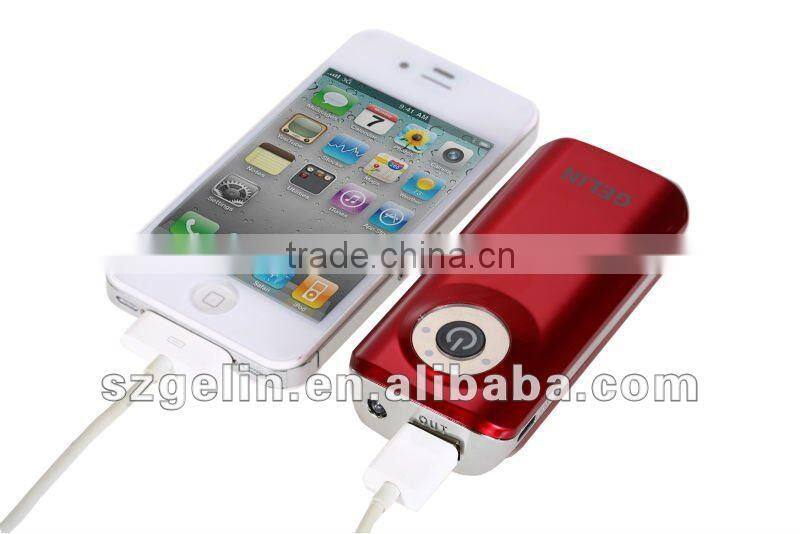 micro usb output portable travel charger power bank