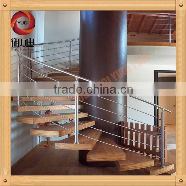 exterior stainless steel corridor staircase handrail design