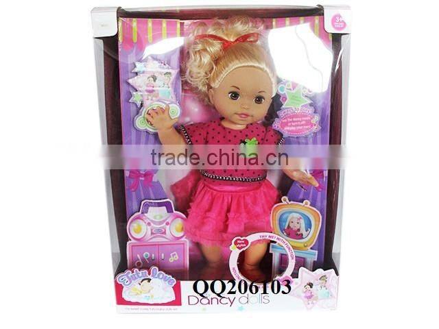 16 inch Beautiful Baby Doll Kids Doll Toy Dancing toy Doll With Music and Sound