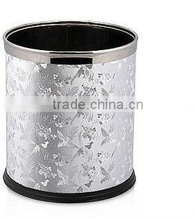 Hotel and restaurant stainless steel trash bin/types of waste bin/bathroom waste basket