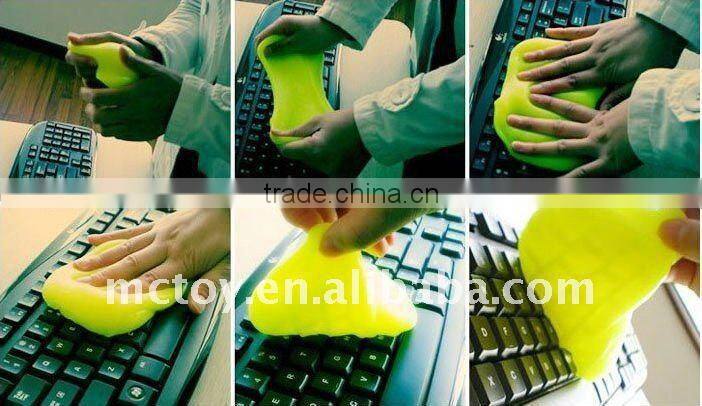 2016 new design apple shapes of keyboard cleaning putty Best Vacuum keyboard Cleaning Compound/magic cleaning gel/Keyboard clean