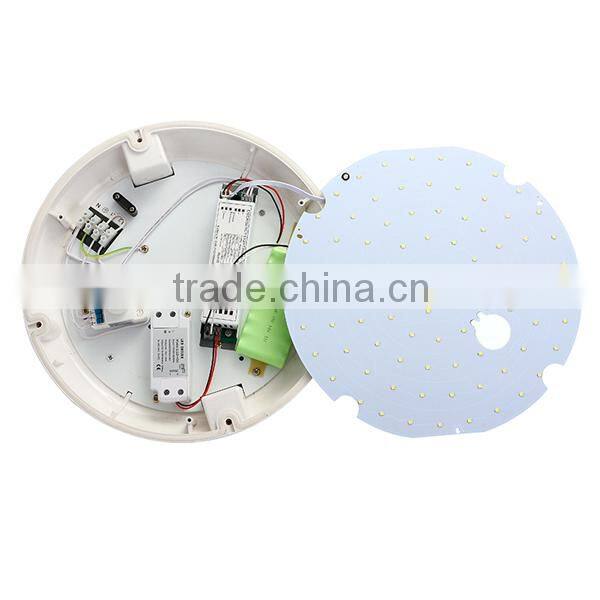 IP54 IK10 2400LM 30W Bathroom LED Ceiling Light With Emergency Function