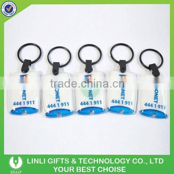 Brand Name Cheap Custom Led PVC Keyring for Football