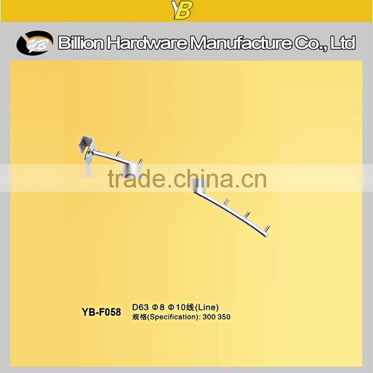 2016 China factory crossbar metal hook metal garment hook display hanger hook