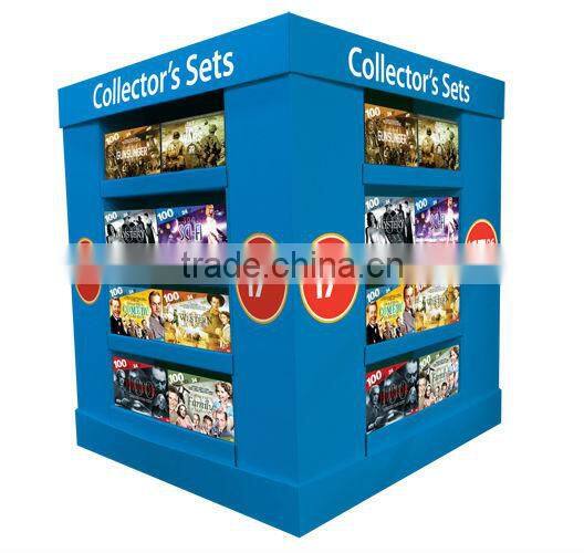 Easy Assembled Snack Tray Cardboard Stand, Corrugated Stackable Tray, Crisps Display