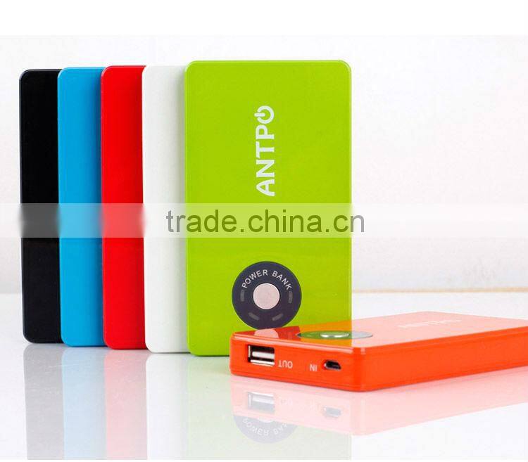 5000mAh mobile battery charger for cellphone usb output power pack