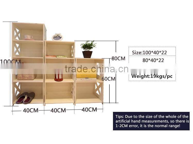Expensive bedroom furniture pop combination white bookcase set