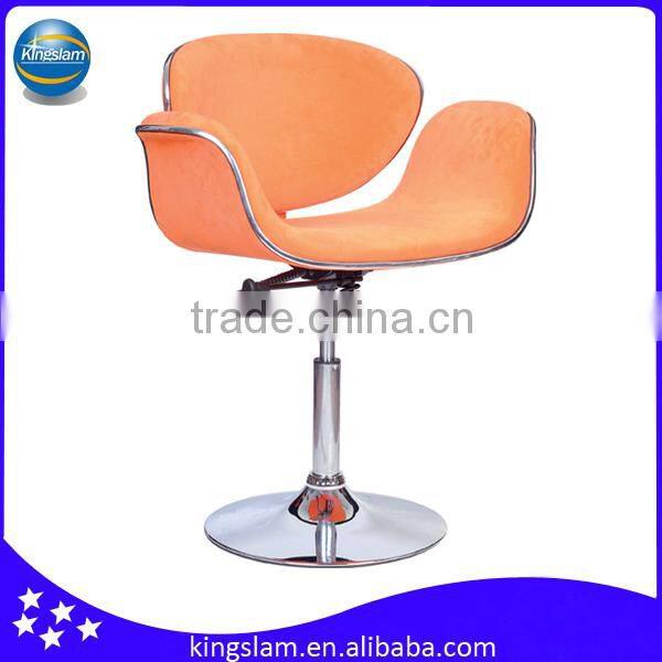 Modern fabric seat swivel bar stools /fabric upholstered bar stools