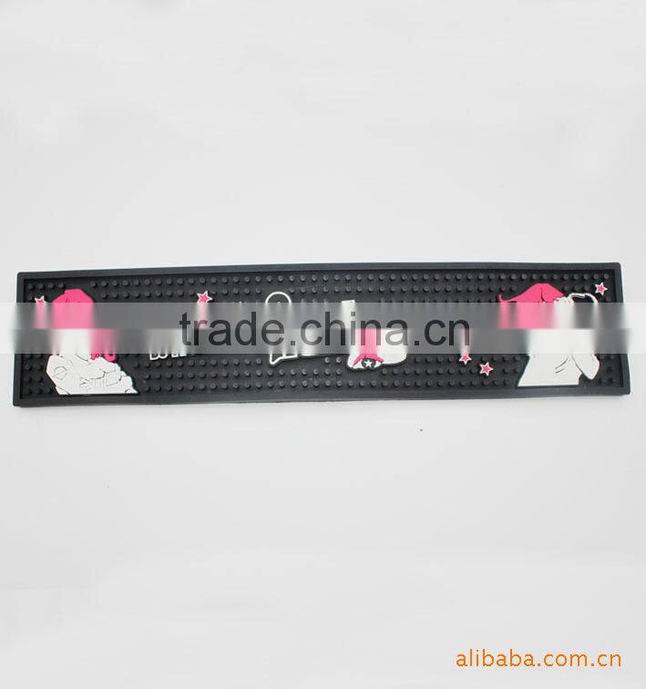 The bar mat rubber cup mat, All kinds of exquisite advertising cup mat