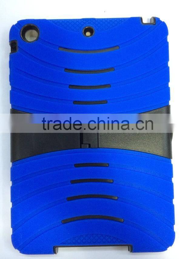 silicon with pc design for ipad mini case