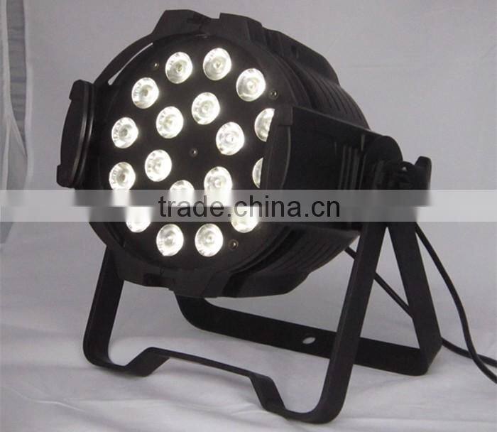 18*12W RGBW 4IN1 led stage par light High lumen output led par 64 light