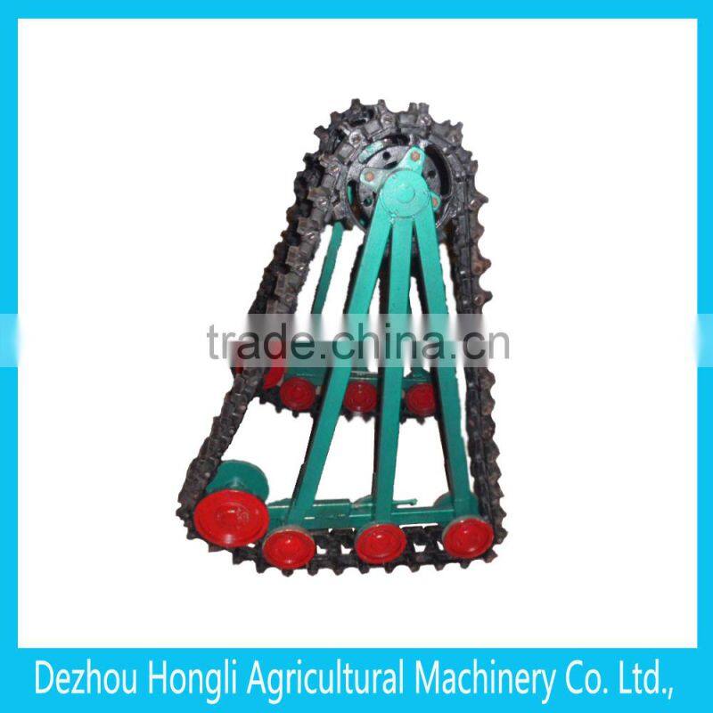 agriculture machinery parts metal track undercarriage with rubber coating